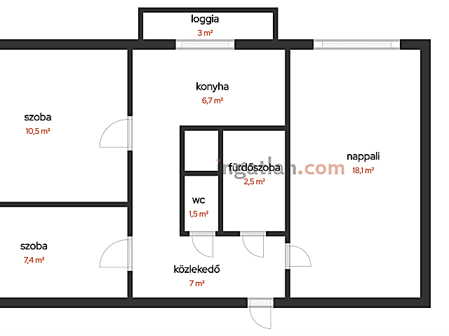 Érd Városközpontban, felújított panel lakás eladó #1